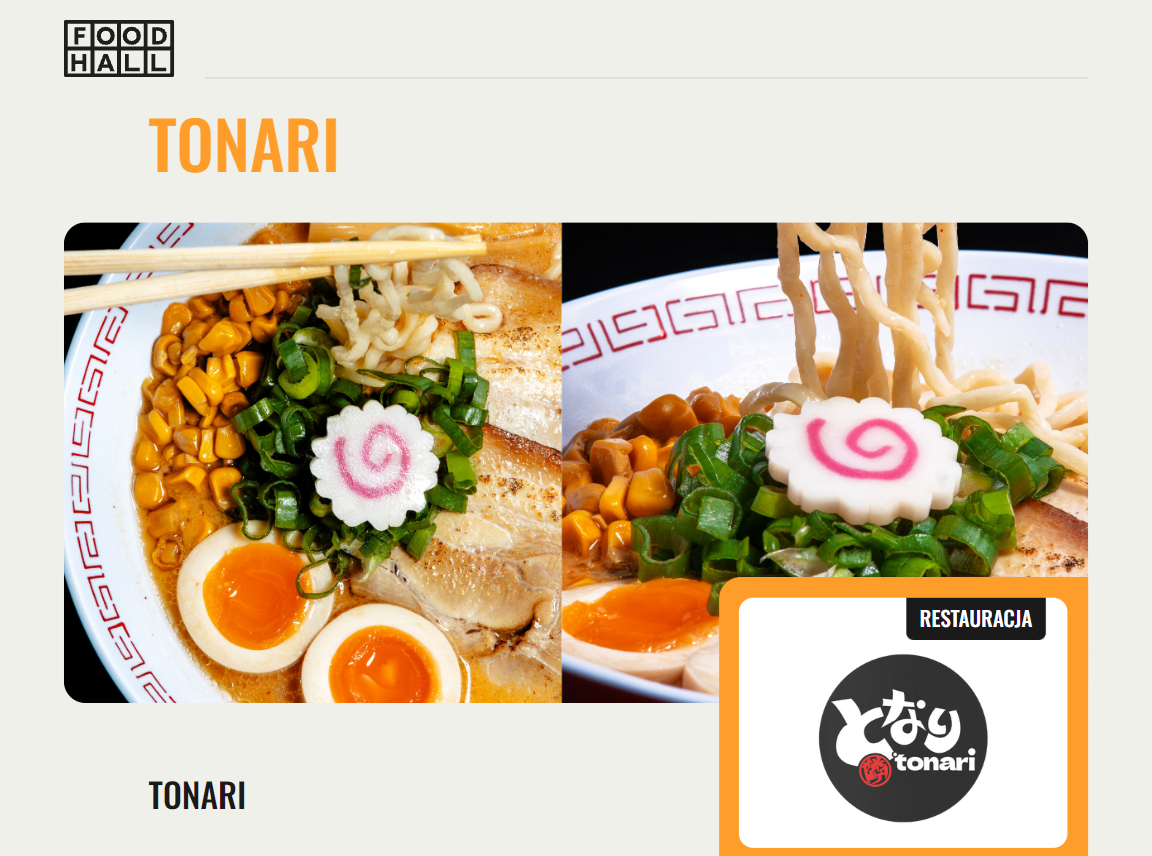 Tonari Poznań – ramen czy onigiri? Co wybrać na lunch, obiad lub kolację?