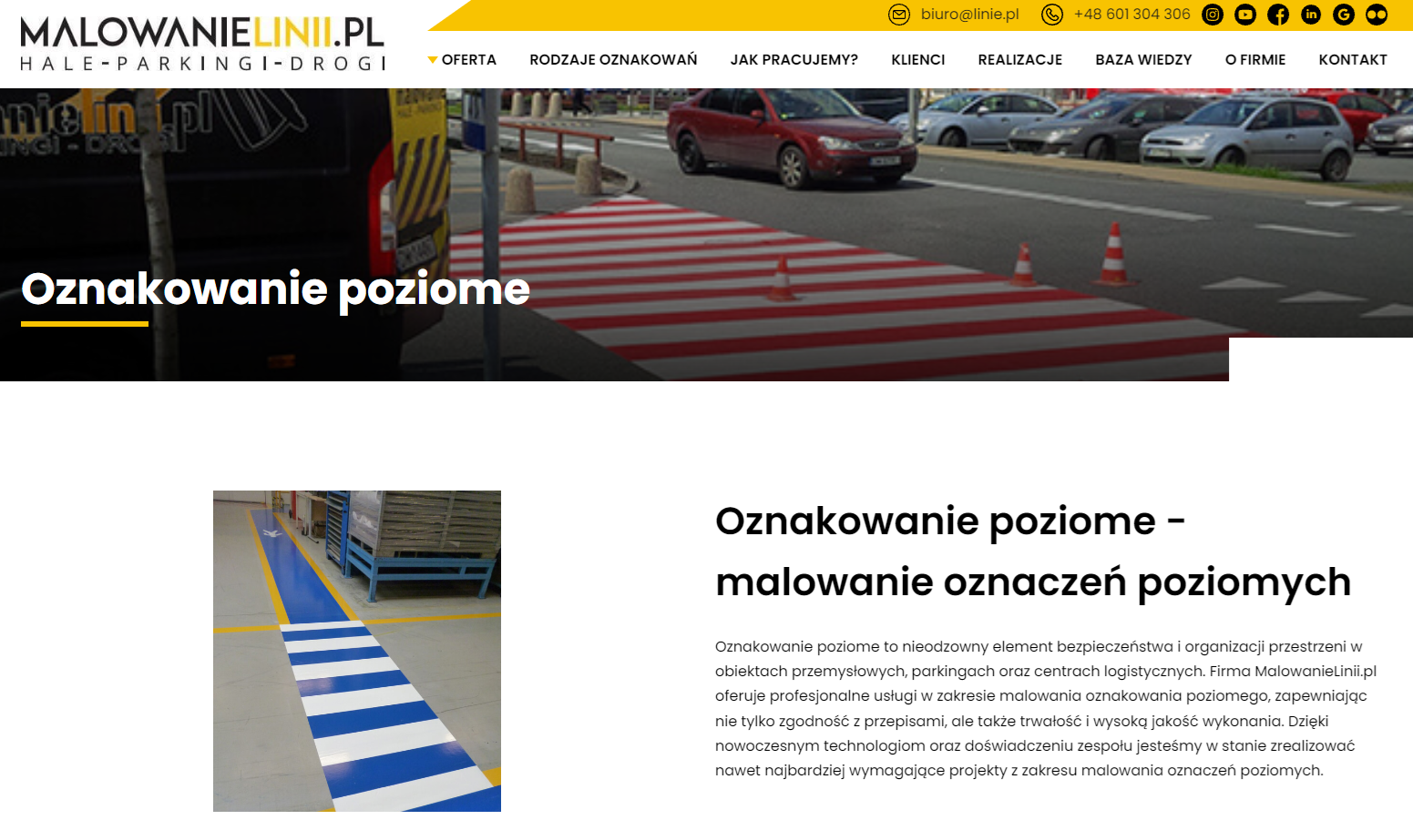 Dla kogo oznakowanie poziome jest szczególnie ważne i w jakich obiektach sprawdza się najlepiej?