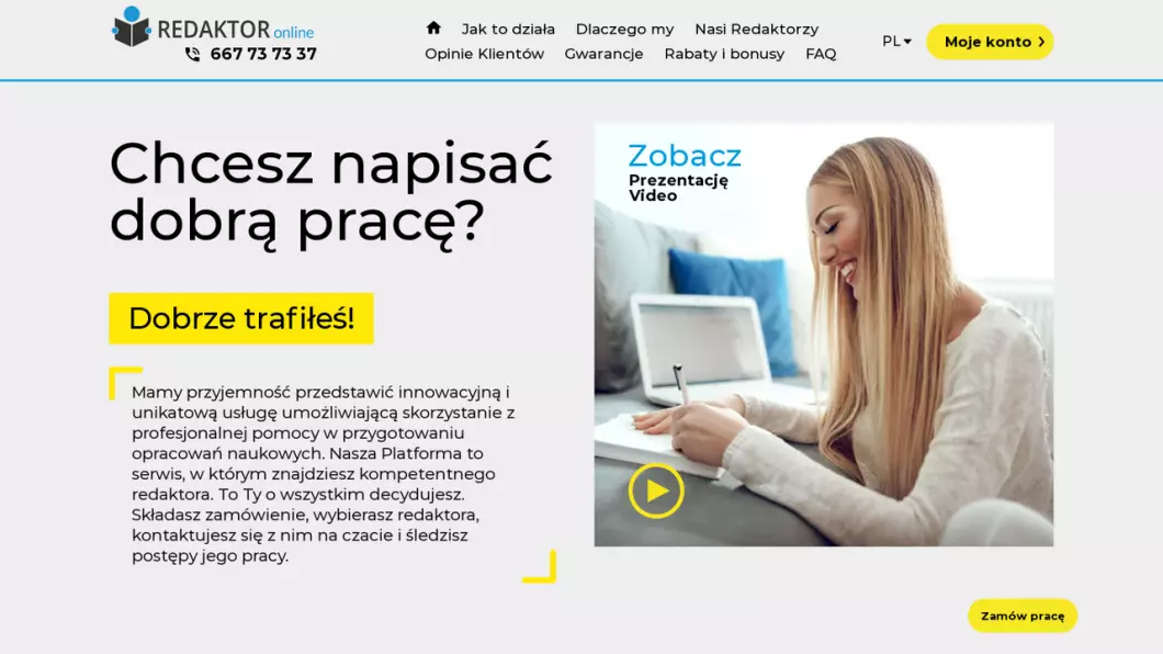 Zrzut ekranu strony